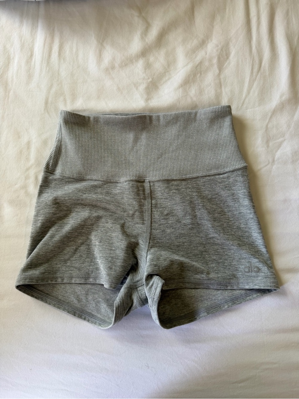 ALO Yoga Alosoft Heather Grey Grey Shorts
